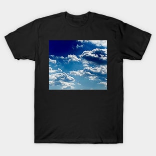 Beautiful cloudy blue sky T-Shirt